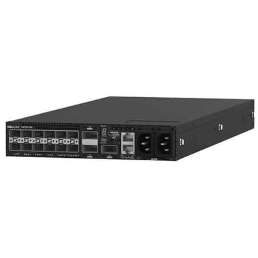 Imagen de PowerSwitch Dell S4112F 12 x10GbE SFP+ 3 x 100GbE QSFP28 IO to FAN 2 x AC PSU OS10