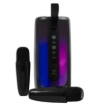 Imagen de BOCINA INALAMBRICA PERFECT CHOICE RGB CON 2 MICROFONOS INALAMBRICOS - COSMO