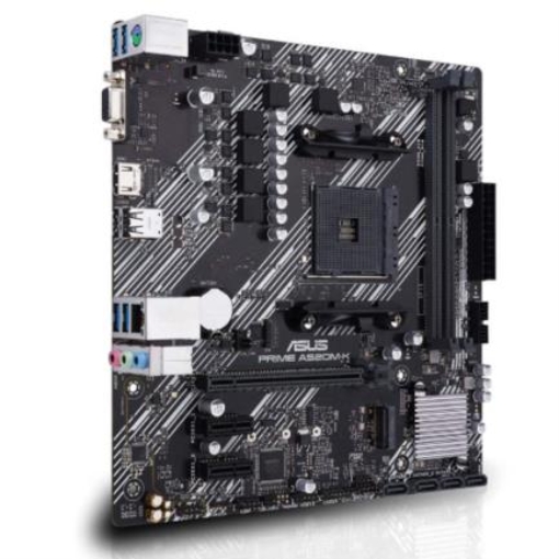Imagen de Tarjeta Madre Asus PRIME A520M-K 2xDDR4 64GB 4400Mhz HDMI VGA PCIe 3.0 M.2 S AM4 Ryzen mATX
