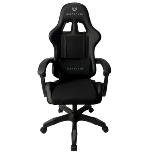 Imagen de Silla Gamer Balam Rush Power V2 Black Ed Tela Automotriz Reposabrazos 4D Soporta 120kg Clase 3