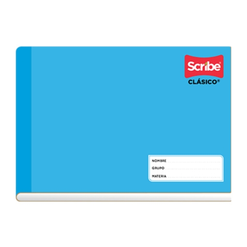 Imagen de CUADERNO SCRIBE ITALIANA BLANCO 100 HJS pasta semirigida