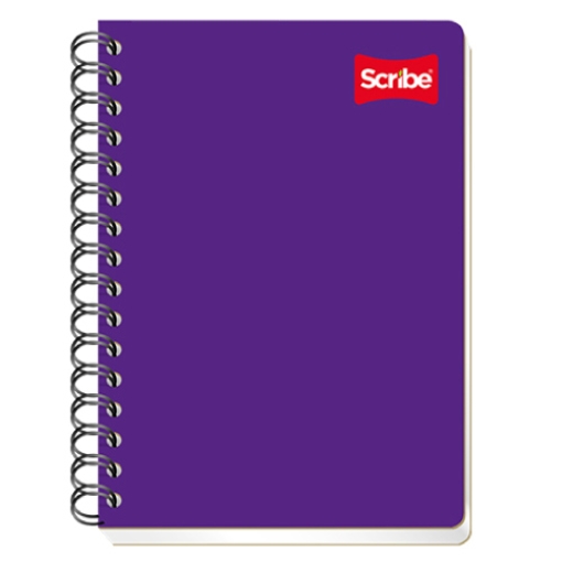 Imagen de CUADERNO SCRIBE FRANCES CLASICO DOBLE RAYAS 100 HJS doble espiral