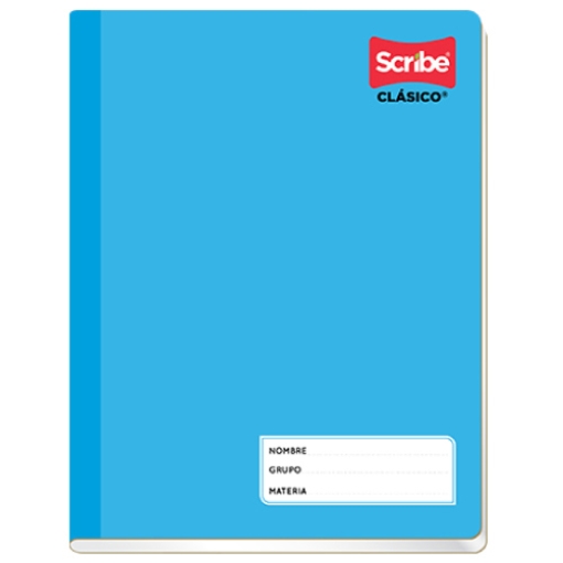 Imagen de CUADERNO SCRIBE FRANCES BLANCO 100 HJS pasta semirigida