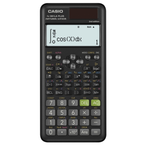 Imagen de Calculadora Cientifica Casio mas de 415 funciones FX-991LAPLUS2 para preparatoria y universidad negra 4 lineas VPAM