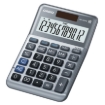 Imagen de Calculadora de Escritorio Casio MS-120FM 12 digitos gris metalico calculo de costo venta y margen doble alimentacion