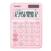 Imagen de Calculadora de Escritorio Casio MS-20UC de 12 digitos rosa calculo de impuestos y tiempo doble alimentacion