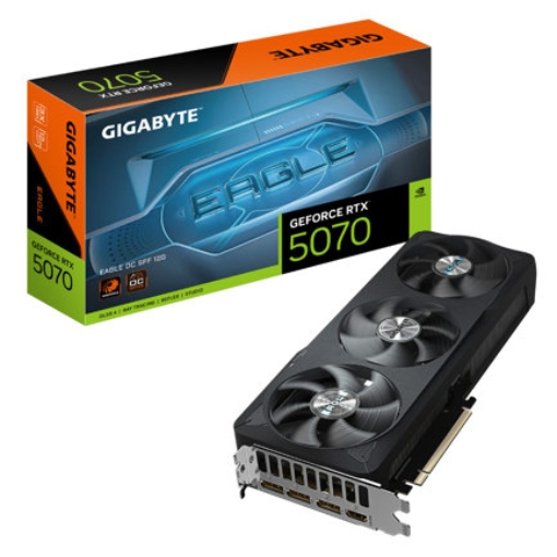Imagen de Tarjeta de Video Gigabyte Eagle SFF GeForce RTX5070 OC 12GB Triple Fan RGB GDDR7 192-bit PCIe 5.0 HDMI DP