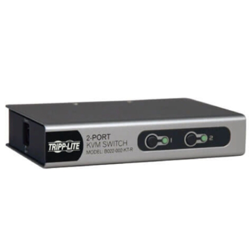Imagen de MULTIPLEXOR TRIPP LITE KVM 2 PUERTOS PS/2 C/ KIT DE CABLES