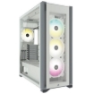 Imagen de Gabinete Corsair ICUE 7000X RGB Full Torre EATX ATX mATX ITX Cristal Templado Blanco 4xFan RGB Sin Fuente