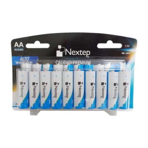 Imagen de Pilas Nextep AA Alcalinas LR6 1.5v c/20 Piezas