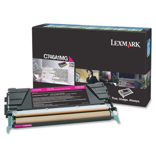 Imagen de TONER LEXMARK PROGRAMA RETORNO MAGENTA C746