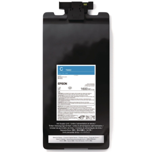 Imagen de Tinta EPSON UltraChrome PRO12 cian de 1.6 litros para Epson T56E