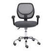 Imagen de Silla Secretarial Nextep de Altura Ajustable Tela Gris Base Giratoria