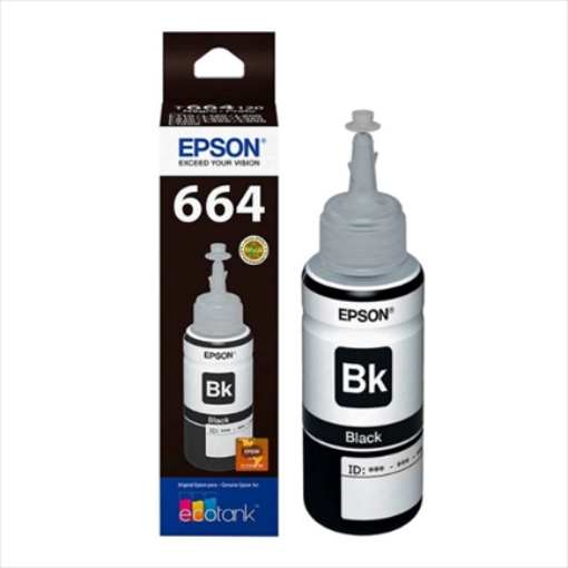 Imagen de TINTA EPSON 664 NEGRA L200 L220 L310