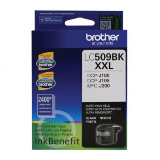 Imagen de Tinta Brother LC509BK Super Alto Rendimiento Color Negro