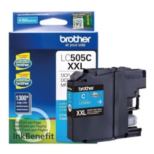 Imagen de Tinta Brother LC505C Cian Super Alto Rendimiento