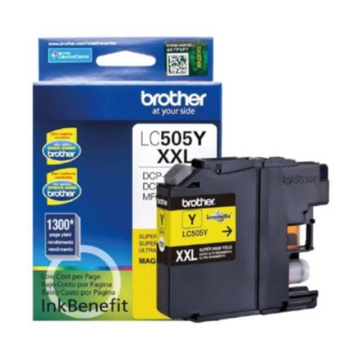 Imagen de Tinta Brother LC505Y Amarilla Super Alto Rendimiento