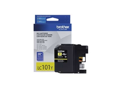 Imagen de TINTA BROTHER LC101BK AMARILLO 300 PAG