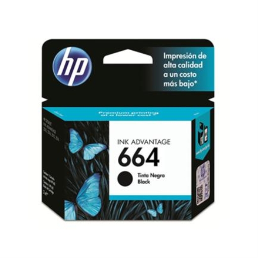 Imagen de TINTA HP 664 NEGRO