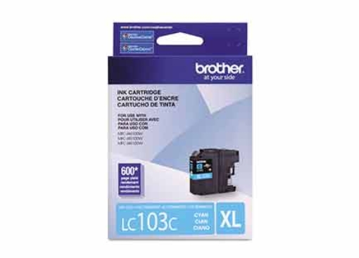 Imagen de TINTA BROTHER LC103C CYAN 600 PAG