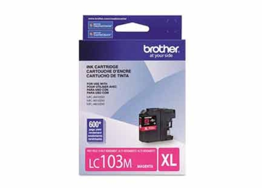 Imagen de TINTA BROTHER LC103M MAGENTA 600 PAG