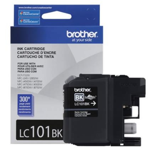 Imagen de TINTA BROTHER LC101BK NEGRO 300 PAG DCPJ152 MFCJ470DW