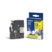 Imagen de CINTA BROTHER LAMINADA AMARILLO/NEGRO 0.5 PULGADAS