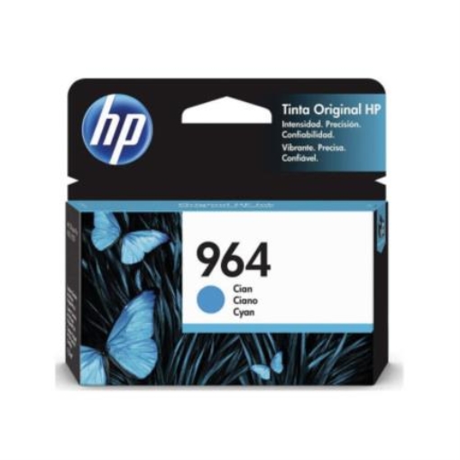 Imagen de Tinta HP 964 Cian Original Ink