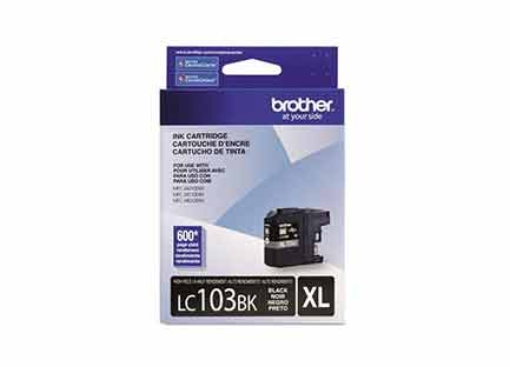 Imagen de TINTA BROTHER LC103BK NEGRO 600 PAG