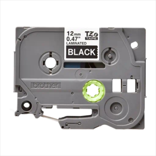 Imagen de CINTA BROTHER TZ335 BLANCO/NEGRO 12MM PT1400 9500C 1750