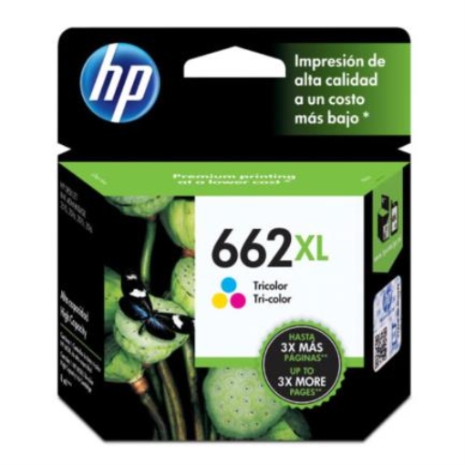 Imagen de TINTA HP 662XL TRICOLOR