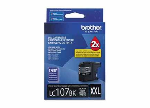 Imagen de TINTA BROTHER LC107BK NEGRO 1200 PAG