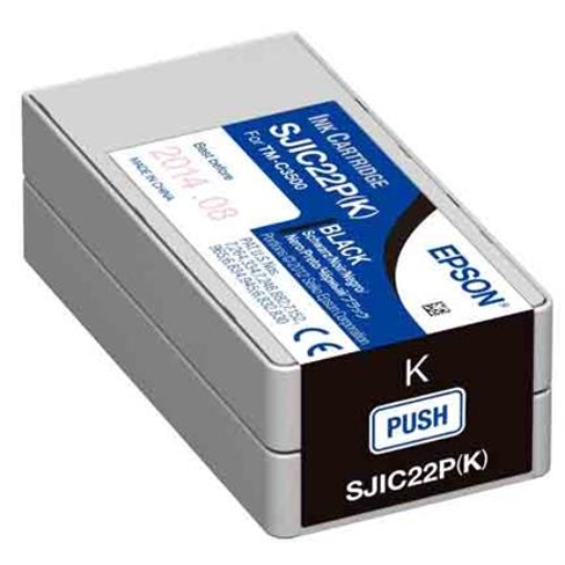 Imagen de TINTA EPSON NEGRO TM-C3500 SJIC22P