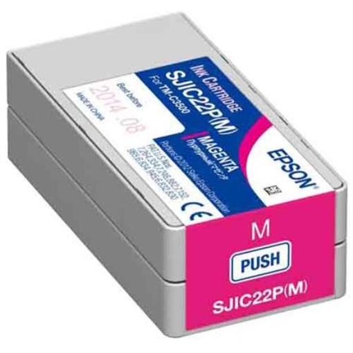 Imagen de TINTA EPSON MAGENTA TM-C3500 SJIC22P