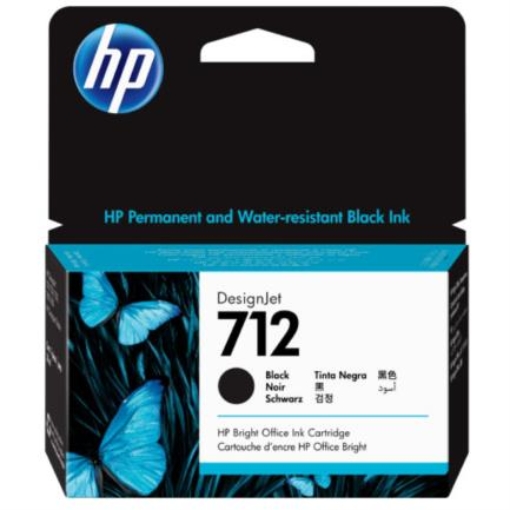 Imagen de Tinta HP LF DesignJet 712 38ml Color Negro