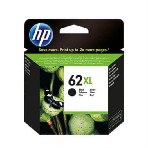 Imagen de TINTA HP 62XL NEGRO ALTO RENDIMIENTO