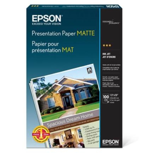 Imagen de PAPEL EPSON PQ INK JET  SUPER B 100 SH