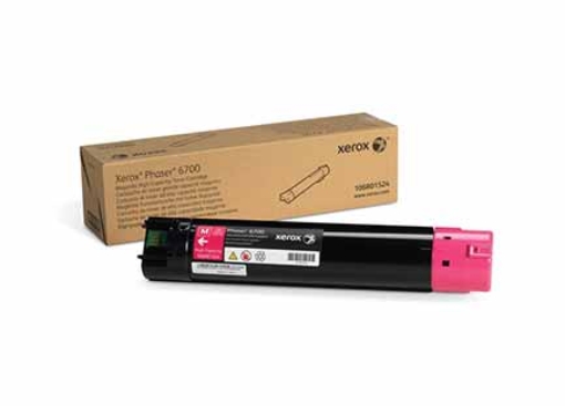 Imagen de TONER XEROX MAGENTA 12.000 PAGS PHASER 6700