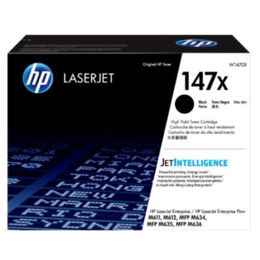 Imagen de Tóner HP Original LaserJet 147X Alto Rendimiento 25.2K Páginas Color Negro