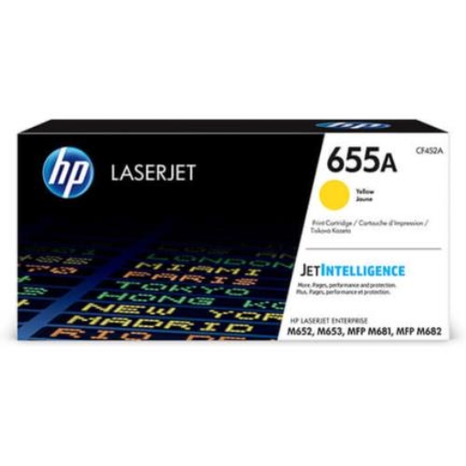 Imagen de TONER HP 655A AMARILLO