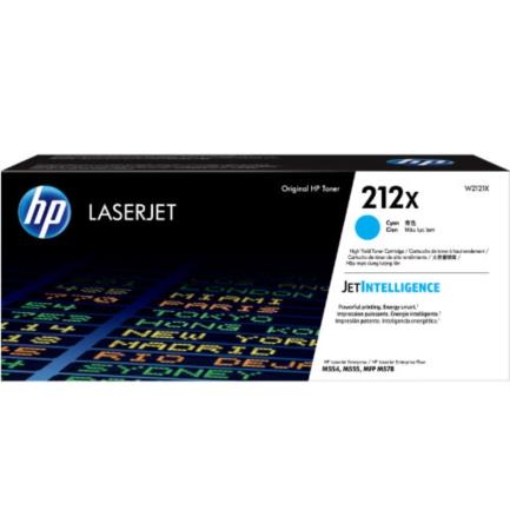 Imagen de Tóner HP Original LaserJet 212X Alto Rendimiento Color Cian