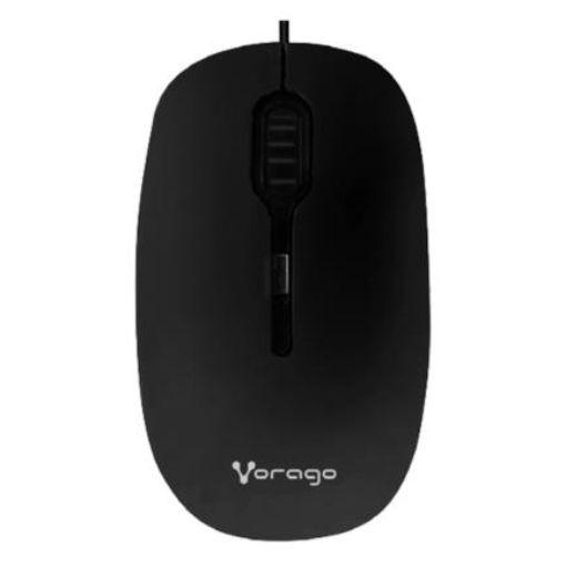 Imagen de Mouse Vorago MO-100 Óptico Alámbrico USB 800/1200dpi Color Negro