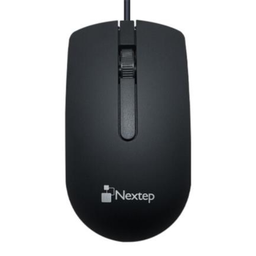 Imagen de Mouse Nextep Alámbrico USB 1000 dpi Color Negro