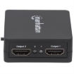 Imagen de Video Splitter Manhattan HDMI 2 Puertos 1080p Alimentado por USB Color Negro