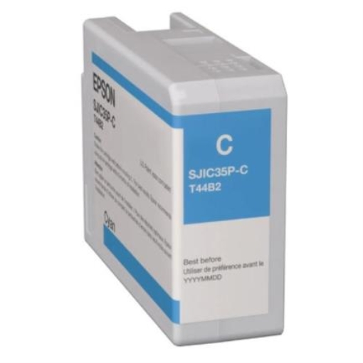 Imagen de Cartucho de Tinta Epson SJIC35P ColorWorks C6500/6000 Color Cian