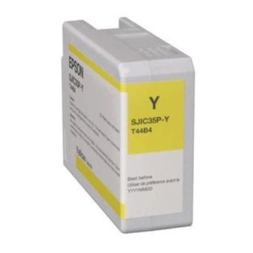 Imagen de Cartucho de Tinta Epson SJIC35P ColorWorks C6500/6000 Color Amarillo