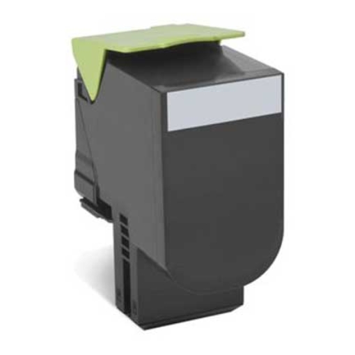 Imagen de TONER LEXMARK 80C8SK0 RENDIMIENTO ESTANDAR RETORNO NEGRO