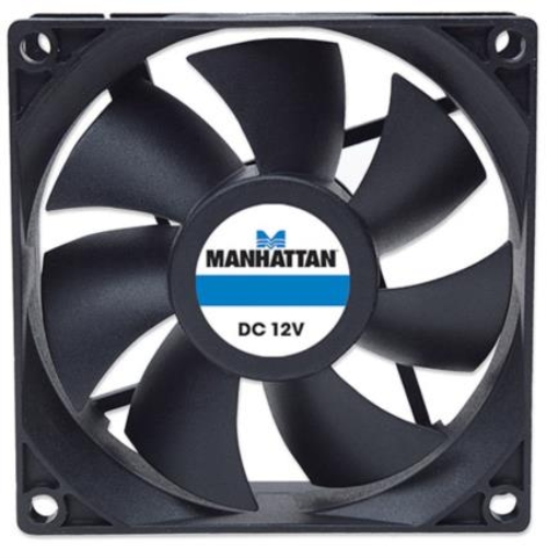 Imagen de Ventilador Manhattan 4 Pines PC 80x80x25 mm