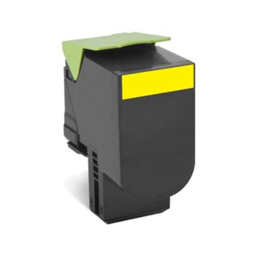 Imagen de TONER LEXMARK 70C80Y0 AMARILLO PROGRAMA RETORNO