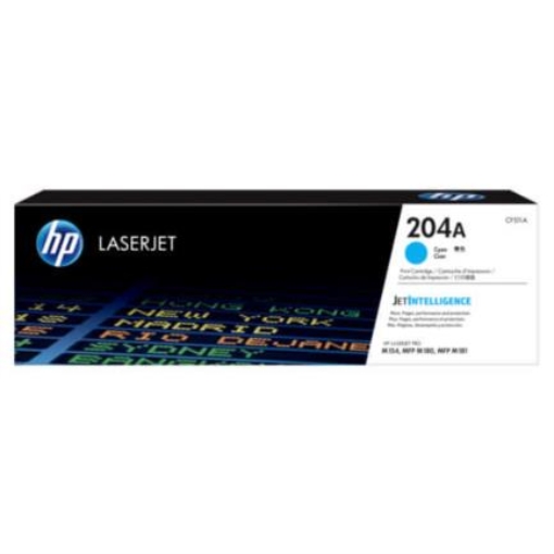 Imagen de TONER HP 204A CIAN